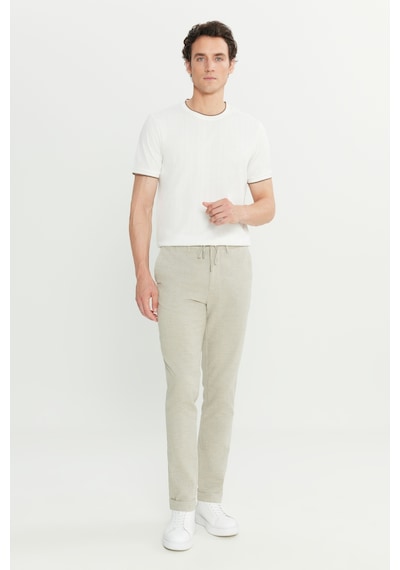 AC&Co / Altınyıldız Classics Erkek Acık Grı Pamuklu Slim Fit Dar Kesim Beli Bağlamalı Yan Cepli Esnek Pantolon Acık Grı AC&Co / Altınyıldız Classics Erkek Acık Grı Pamuklu Slim Fit Dar Kesim Beli Bağlamalı Yan Cepli Esnek Pantolon Acık Grı