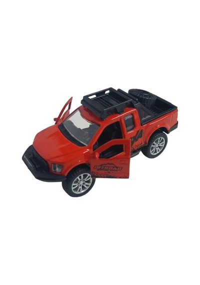 Çek Bırak Metal Arazi Aracı 13 Cm - Kırmızı