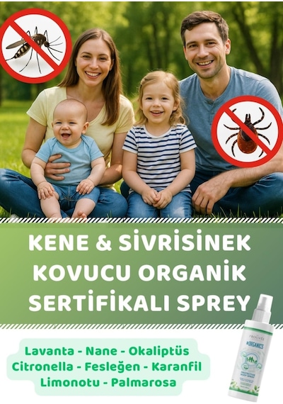 2'li The Prouvée Organics Doğal Ve Organik Sivrisinek Kovucu Sprey 0+ Ay 100 Ml