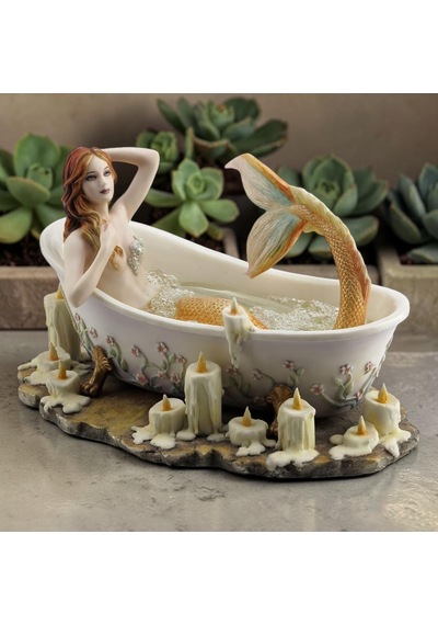 Dekoratif Denizkızı Biblo Wise Veronese Mitolojik Poliresin Obje 22 Cm .