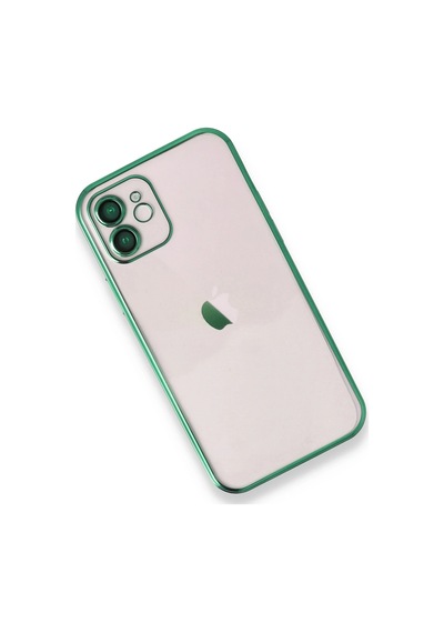 Uryport Apple Uyumlu iPhone 11 Kılıf Razer Lensli Silikon - Yeşil