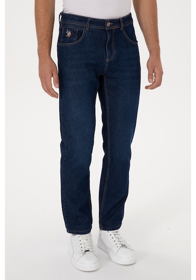 U.S. Polo Assn. Erkek Koyu Mavi Straight Fit Jean Pantolon 50316572-DN0023