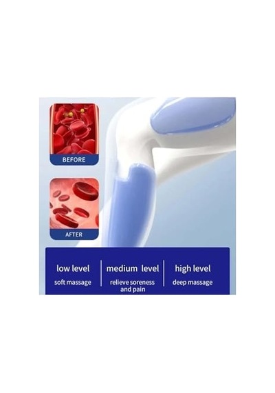 Diz Bacak Ayak Masaj Aleti, Airbag Leg Massager Gri