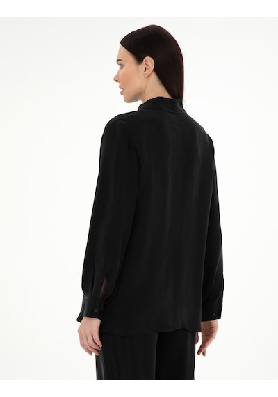 Pierre Cardin Kadın Gömlek Desenli 50305757-vr046 Siyah