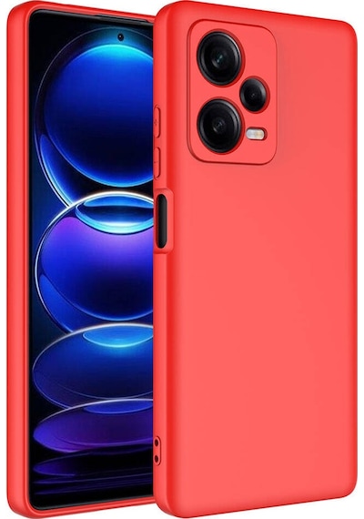 Kilifone - Xiaomi Uyumlu Redmi Note 12 Pro Plus 5g - Kılıf İçi Kadife Koruyucu Mara Lansman Kapak - Kırmızı