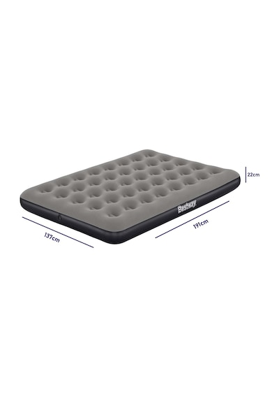 Bestway Ultra Queen 2 Kişilik Şişme Yatak + El Pompası Hediyeli 191x137x22cm 671gz Bw143 Gri