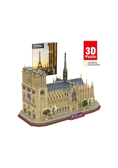 National Geographic 128 Parça 3d Puzzle  Notre-dame