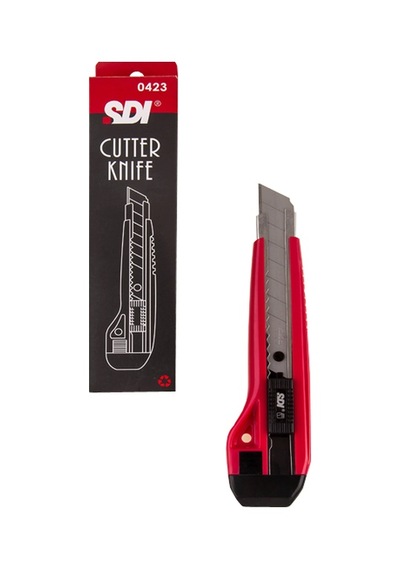 Sdi Maket Bıçağı Geniş Otomatik Kilitlemeli Metal Ağızlı 2 Yedekli 0423
