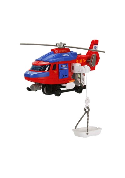 Sesli Işıklı Motorize Kurtarma Helikopteri 20 Cm Vinçli Sedyeli Ses & Işık Efektli Motorize İl