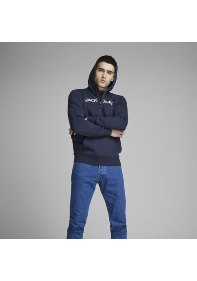 Jack & Jones Jack Jones Sweat Hood Corp Old Logo 12137054-Nvy (385455098) Lacivert