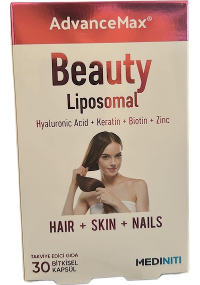 Advancemax Beauty Lipozomal Hyalüronik Asit Keratin Biotin Zn 30 Kapsül 8684375607556