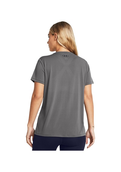 Under Armour Tech Solid Kadın Gri Yuvarlak Yaka Tişört Gri