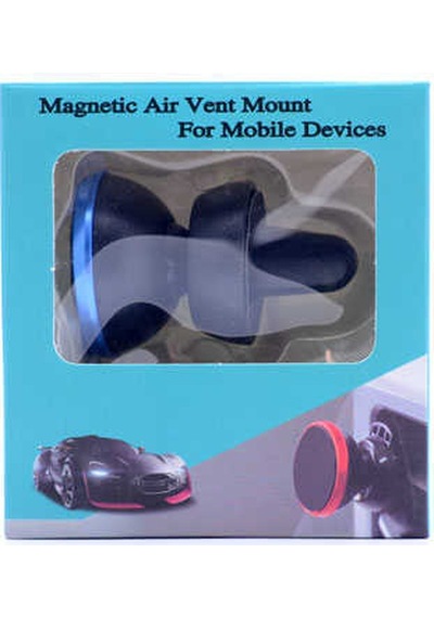 Zore New Magnetic Air Vent Mount Araç Telefon Tutucu Mavi