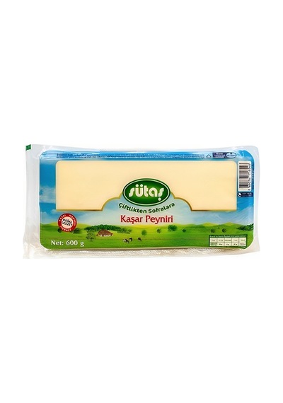 Sütaş Taze Kaşar Peyniri 600 G X 6 Adet