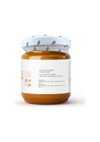 2'li Kemik Sulu Balkabağı Çorbası 200g +6 Ay