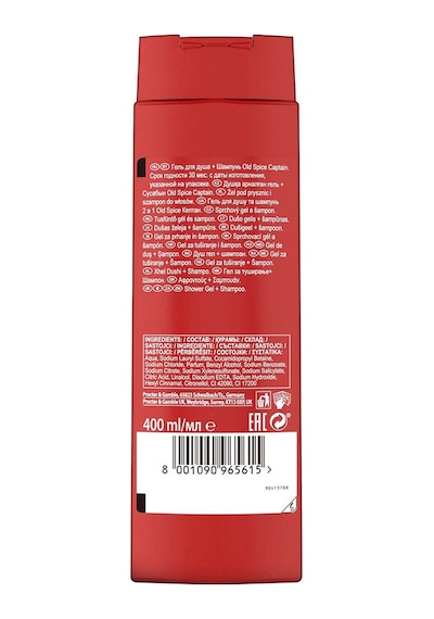 Old Spice Captain Erkek Duş Jeli ve Şampuan 400 ML