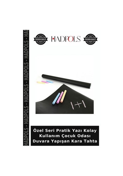 Özel Seri Pratik Yazı Kolay Kullanım Çocuk Odası Duvara Yapışan Kara Tahta