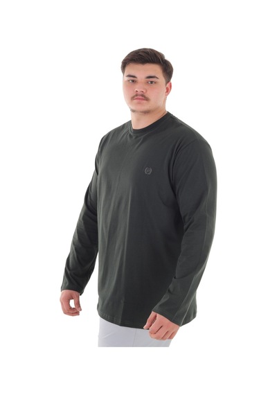 Erkek 115-155 Kilo Arası İçin Uygun Uzun Kol Bisiklet Yaka Mevsimlik Düz Renk İnce Sweatshirt Haki Erkek 115-155 Kilo Arası İçin Uygun Uzun Kol Bisiklet Yaka Mevsimlik Düz Renk İnce Sweatshirt Haki