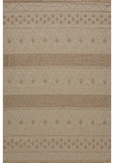 Seyran Halı Loopy 620 Bej-kahve %50 Polyester - Polipropilen Yolluk
