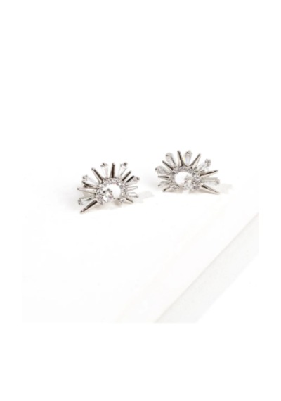 Bbaccessorıes Xuping Küpe Gümüş - Beyaz