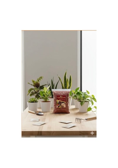 Hüskon Ticaret Plant Home 5 Litre Kırmızı Pomza Taşı 5-15 Mm Volkanik Cürüf Özellikli Ürün 5 L