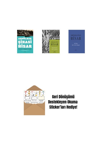 İstanbul Ve Boğaziçi Yazıları + Ahmet Haşim: Şiiri Ve Hayatı + Aşk İmiş Her Ne Vâr Âlemde Ciltli + Okuma Sticker'ları