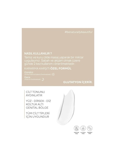 The Ceel 2'li Cilt Beyazlatıcı Aydınlatıcı Glutatyonlu Leke Karşıtı Krem Niacinamide & Kojik Asitli 50 ml