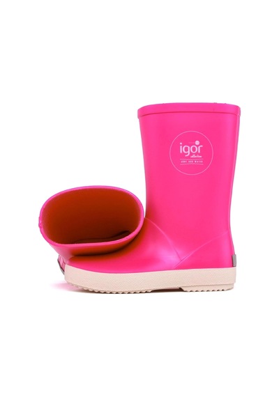 Igor İgor Kız Çocuk Splash Nautico Yağmur Botu Fuşya W10107-007 Pembe
