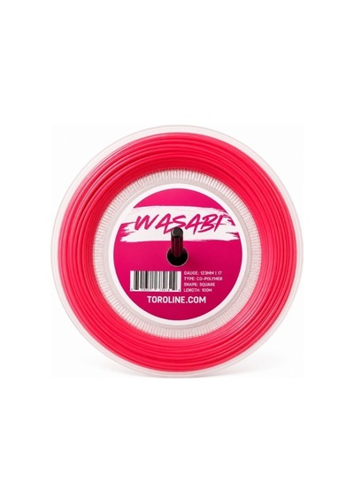 Toroline Wasabi Tenis Tel Makarası 1.23mm Neon Pembe Spin Ve Güç İçin İdeal