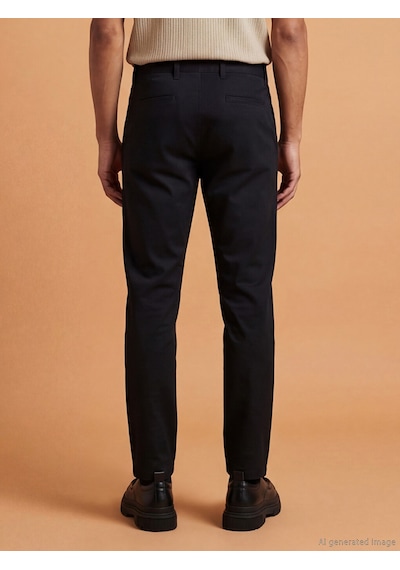 Lcw Vision Siyah Slim Fit Gabardin Erkek Pantolon