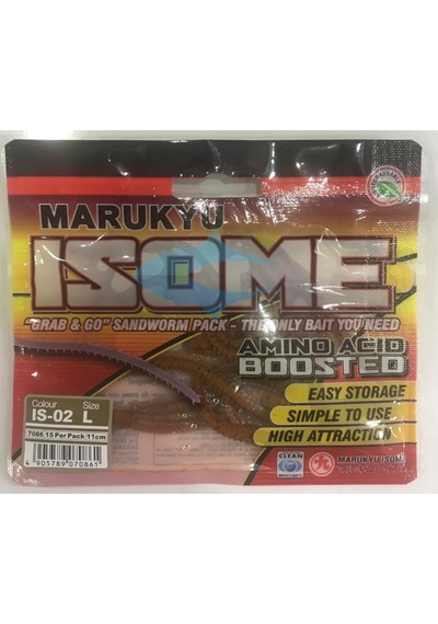 Marukyu Isome L 11Cm Lrf Silikon Yem-Brown