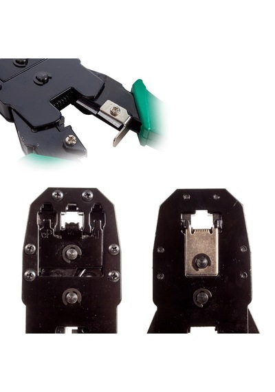 RJ45 Network Pensesi Ethernet Çakma Sıkma Pensesi + Kablo Soyucu