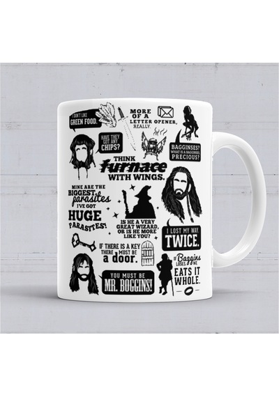 Hobbit Quotes Kupa Bardak Porselen Karışık