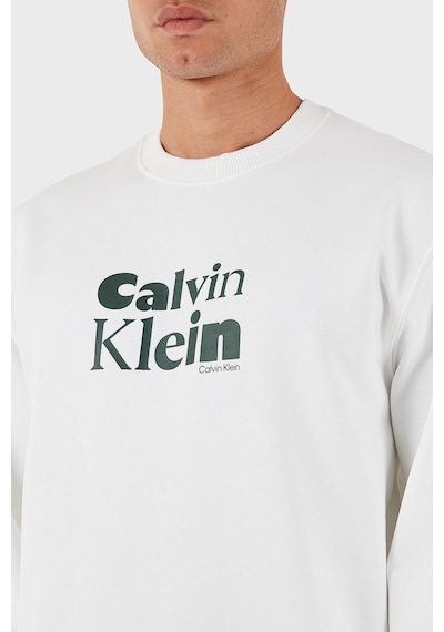 Calvin Klein Erkek Sweat Lv04ld242g Yaf Beyaz Beyaz