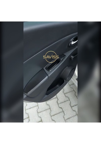 Renault Clio 4 Joy Paket 40 Parça Full Set Torpido Maun Kaplama Piano Black (Parlak Siyah)