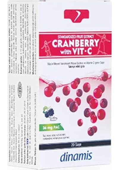 Dinamis Cranberry With Vit-c Takviye Edici Gıda 20 Saşe 868076308