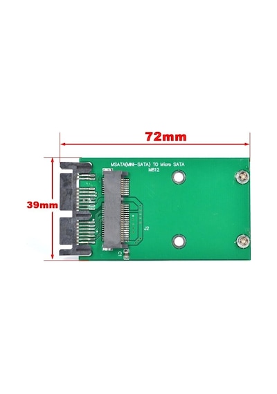 Msata Mini Sata To Micro Sata Mini Pcı-e Çevirici Dönüştürücü