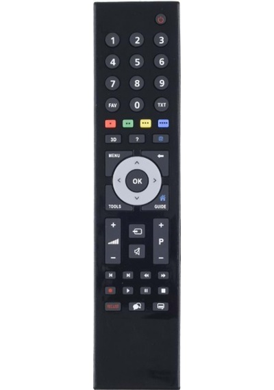 A Kalite Arçelik Uyumlu Beko Gri Göbek 3d Tuşlu Led Tv Kumanda Gri Kasa