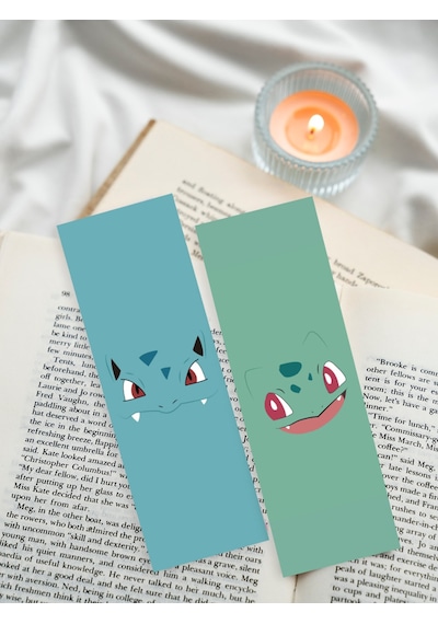 Çizgi Karakter Anime Karışık Tasarım 10 Adet Kitap Ayraç Seti Pyt