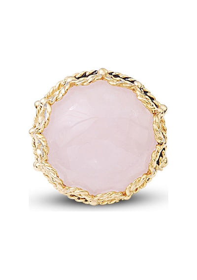 Kuyumcudukkani Özel Tasarım Otantik Gümüş Yüzük-10183-g-quartz 12 Gold