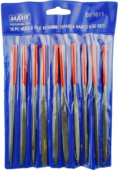 Sakata 16114 Saatçi Eğe Takımı 10 Parça 4X160 Mm
