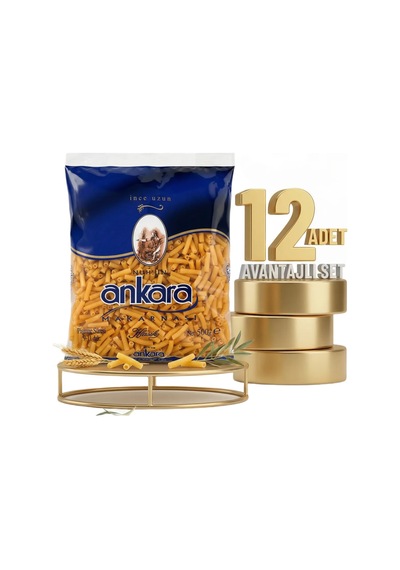Ankara İnce Uzun Makarna 12x500 Gr