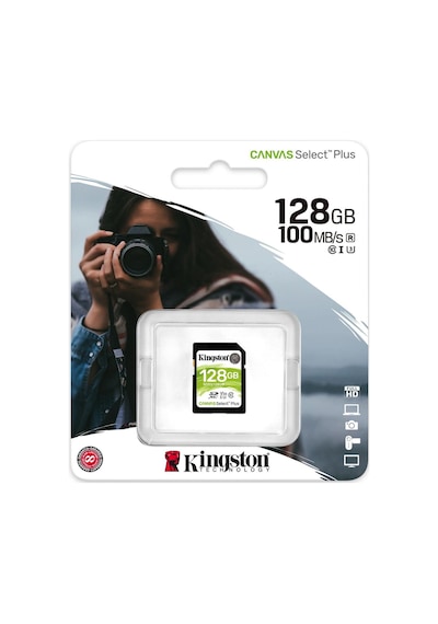 Kingston SDS2 128GB SDXC Canvas Select Plus Hafıza Kartı