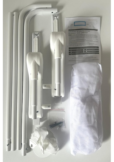 Wellgro Littles 110 48 CM Yatak Bariyeri, Çocuk Yatak Korkuluğu Pembe