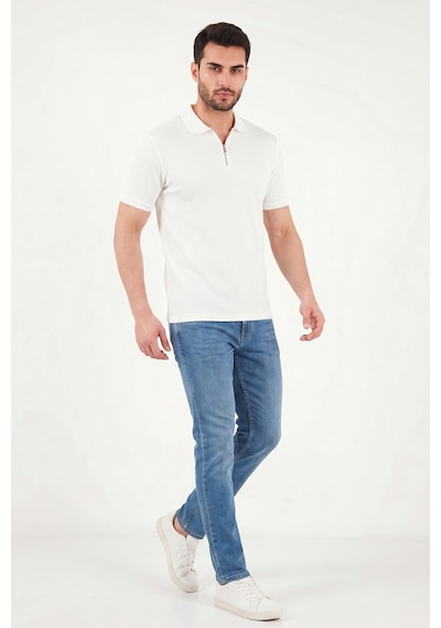 Buratti Erkek Polo Yaka T Shirt 5902738 Ekru Ekru
