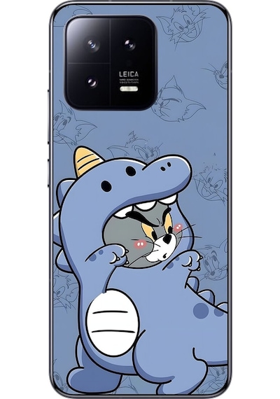 Xiaomi Mi 13 Uyumlu Şeffaf Kılıf Couple Tom 1 Tasarımlı