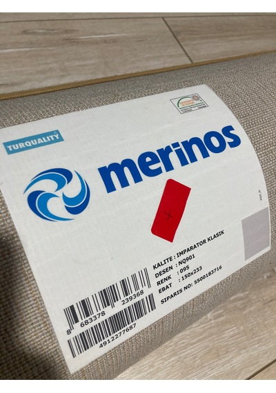 Merinos Klasik %100 Akrilik Halı 150x233 Ebatlı +yapışmaz Halı