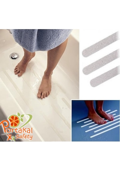 Portakal Safety - Banyo Zemin Kaydırmaz Bant - Pembe