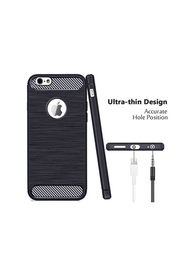 Apple Uyumlu iPhone 7 Plus Kılıf Zore Room Silikon Kapak Siyah