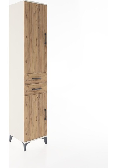 Hyperion Dolap 4 Raflı 2 Çekmeceli 2 Kapaklı 44x44x221 Aytaşı-çam Aytası